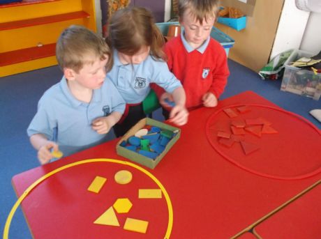 Sorting for yellow and red.