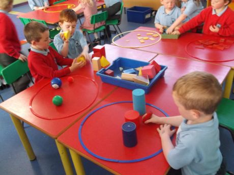 Sorting for spheres and cylinders.